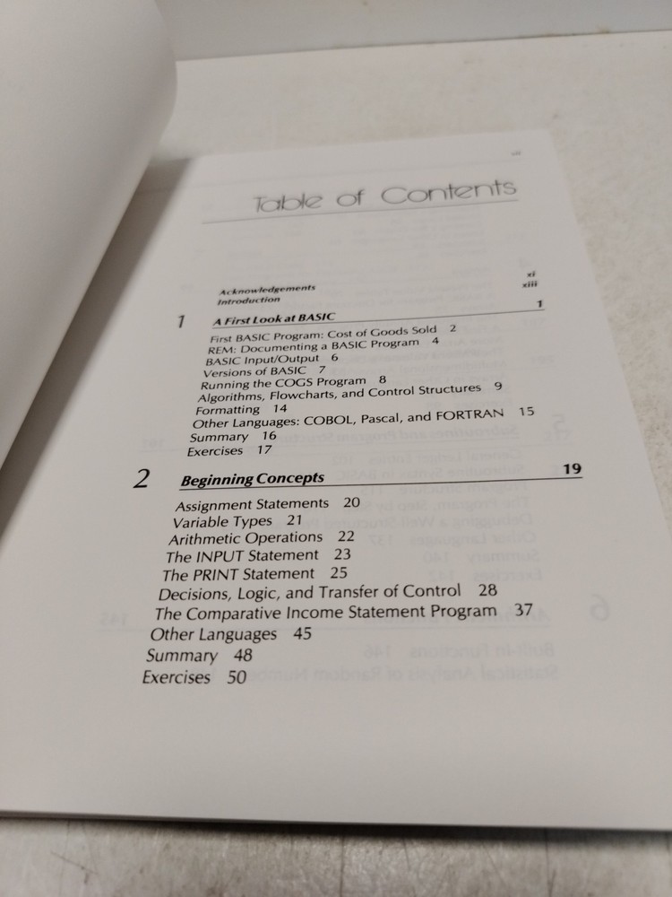 BASIC for Business 1st Edition 1982 by Douglas Hergert SYBEX Programming Book