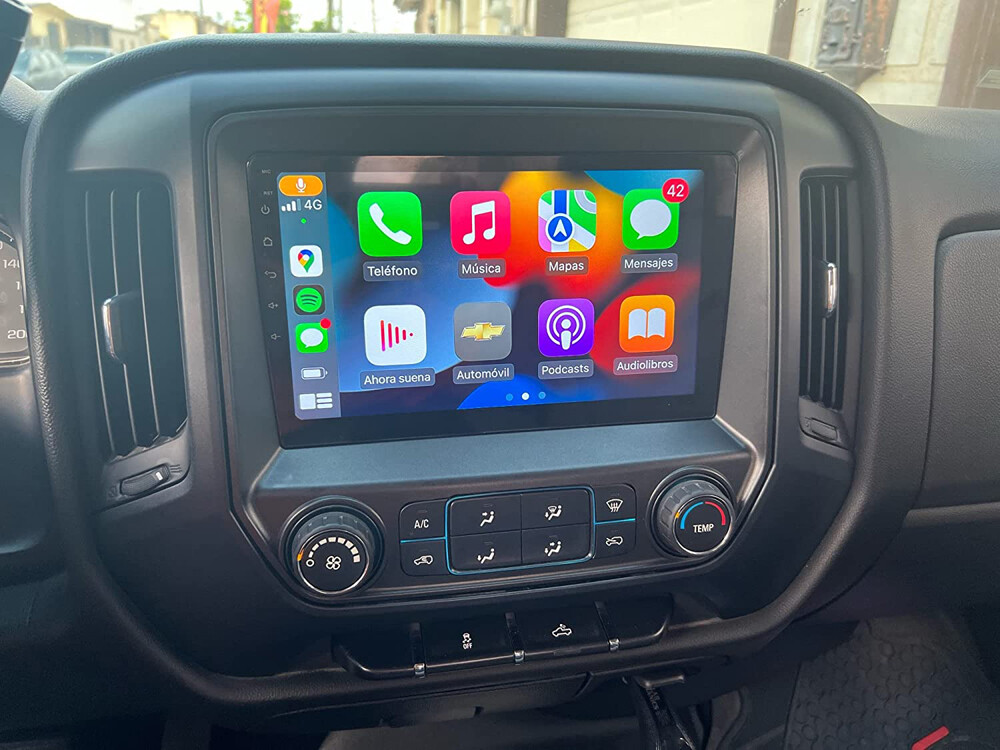 STEREO RADIO GPS ANDROID 12 CARPLAY FOR 2014-2018 CHEVROLET SILVERADO GMC SIERRA