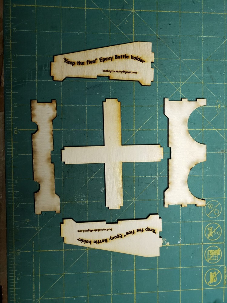 "Keep The Flow" Epoxy Bottle Holder keeps the epoxy in the nozzle between pours