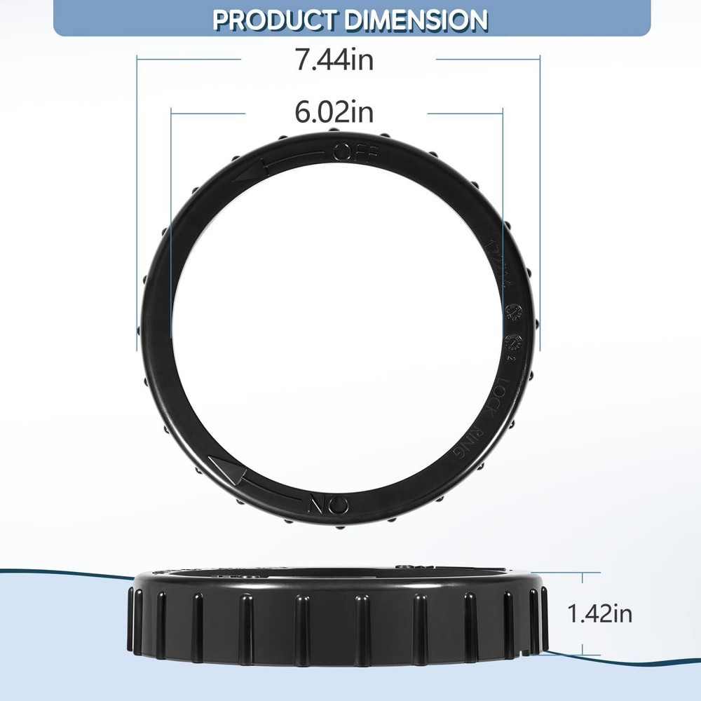 R172214 Lock Ring Replacement for Pentair Rainbow Pool System,for Dynamic Series