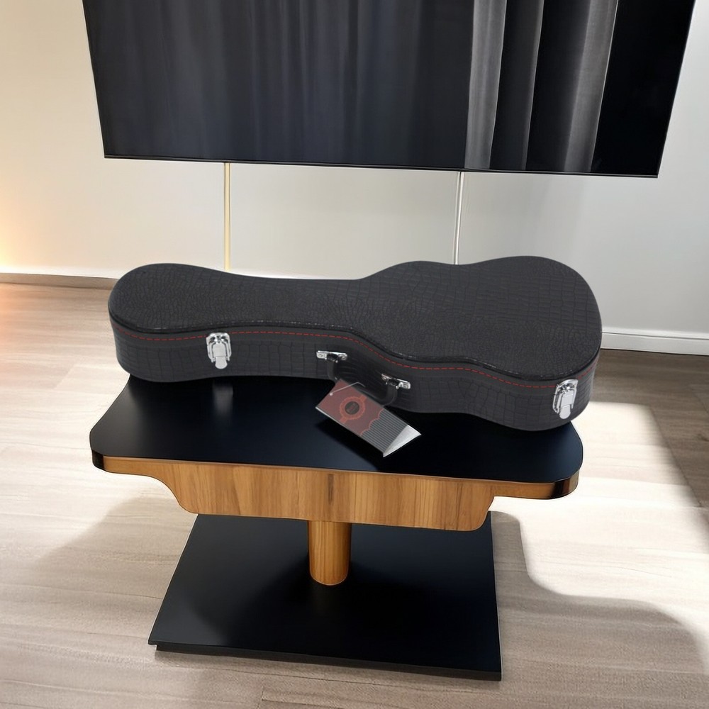 26-Inch Ukulele Hardshell Case - Molded To Body​, ​Python Embossed Texture & PVC