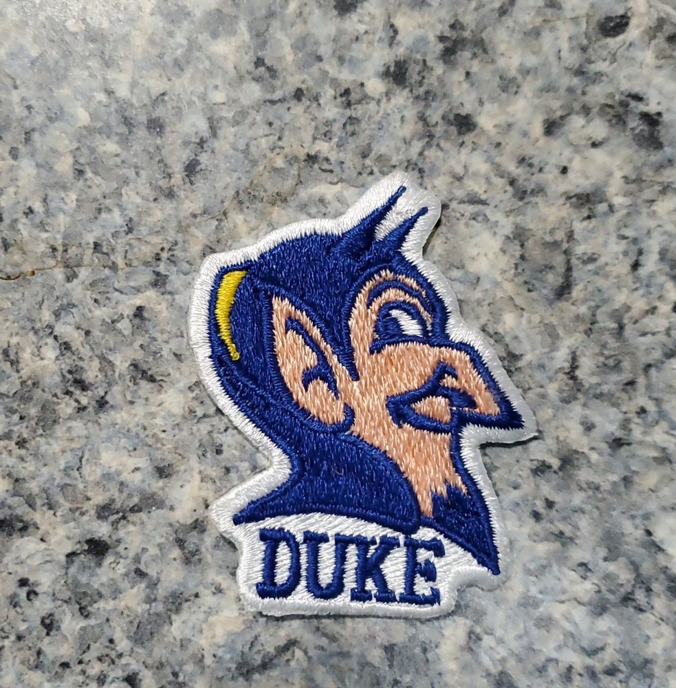 Duke Blue Devils Vintage Style Patch. Embroidered. Iron On Backing 2.5"x2"