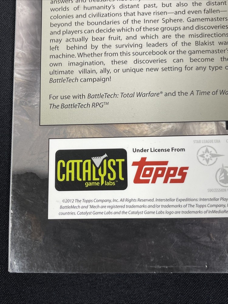 Battletech Interstellar 2012 Players 3 - Interstellar Expeditions 35308