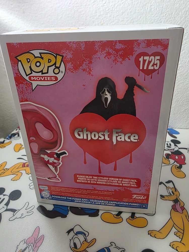 Funko Pop! Ghost Face Valentines 💌 Pink Diamond #1725 Exclusive + Protector New