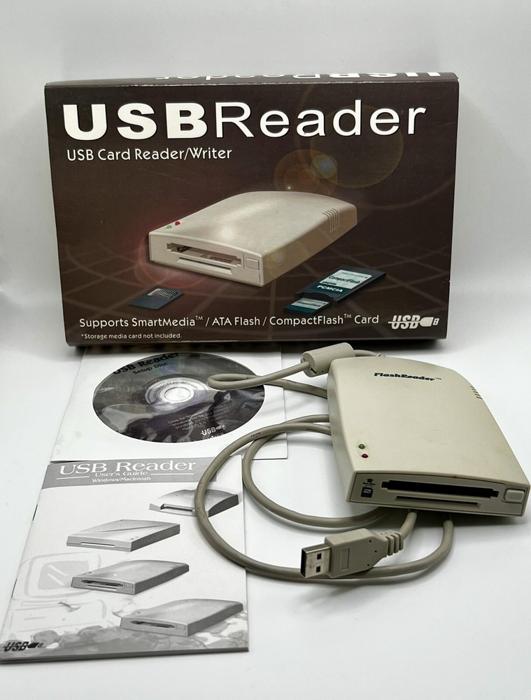 Flash Reader Card Reader Writer Wi-Ex UISA UIS2 UISA2 Not Tested