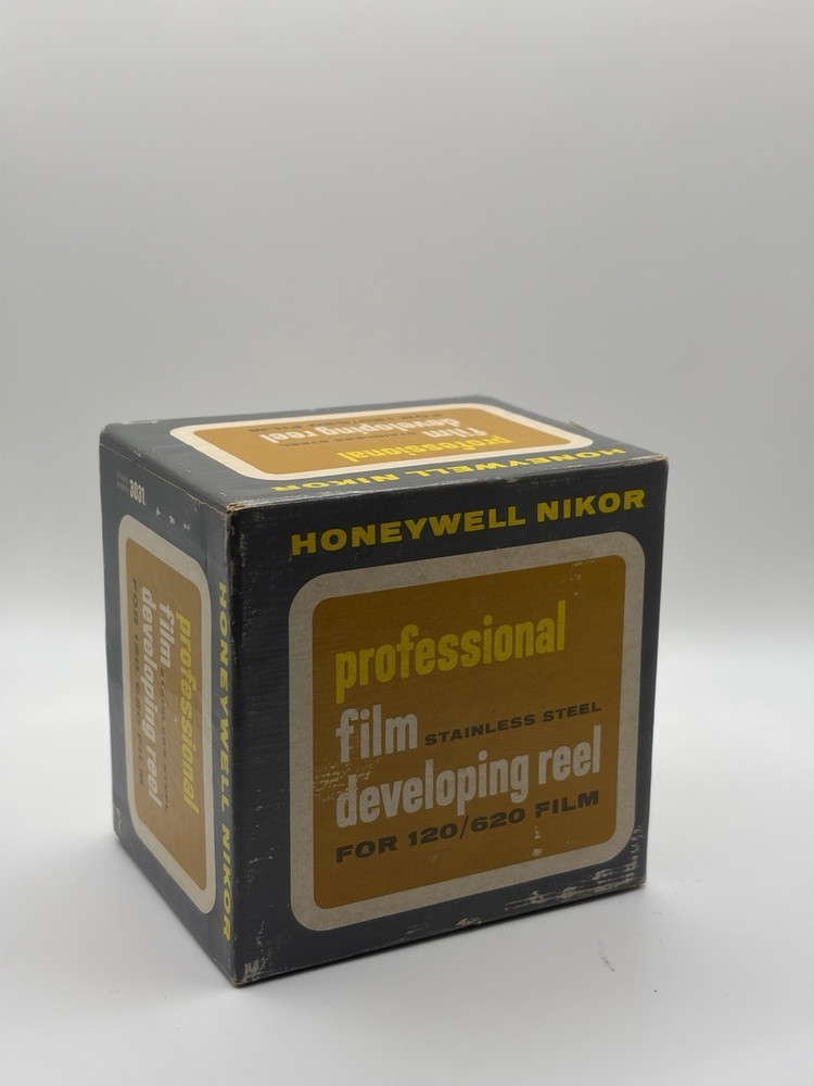 2 Honeywell Nikor Stainless Developing Tanks Plus Boxes