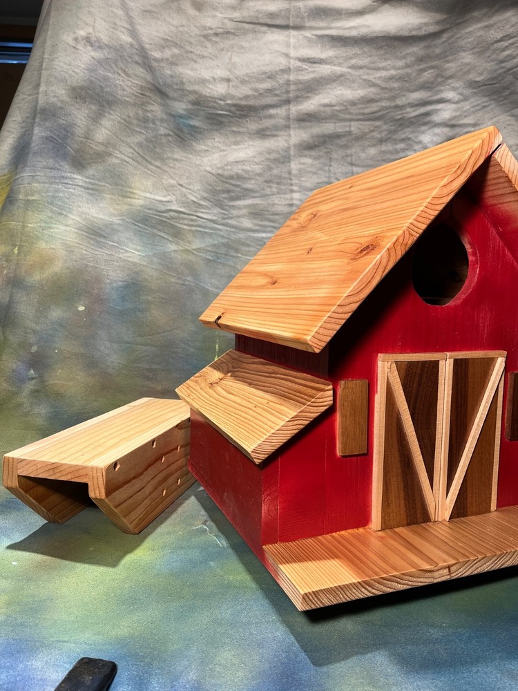 Owl house barn handmade and crafted