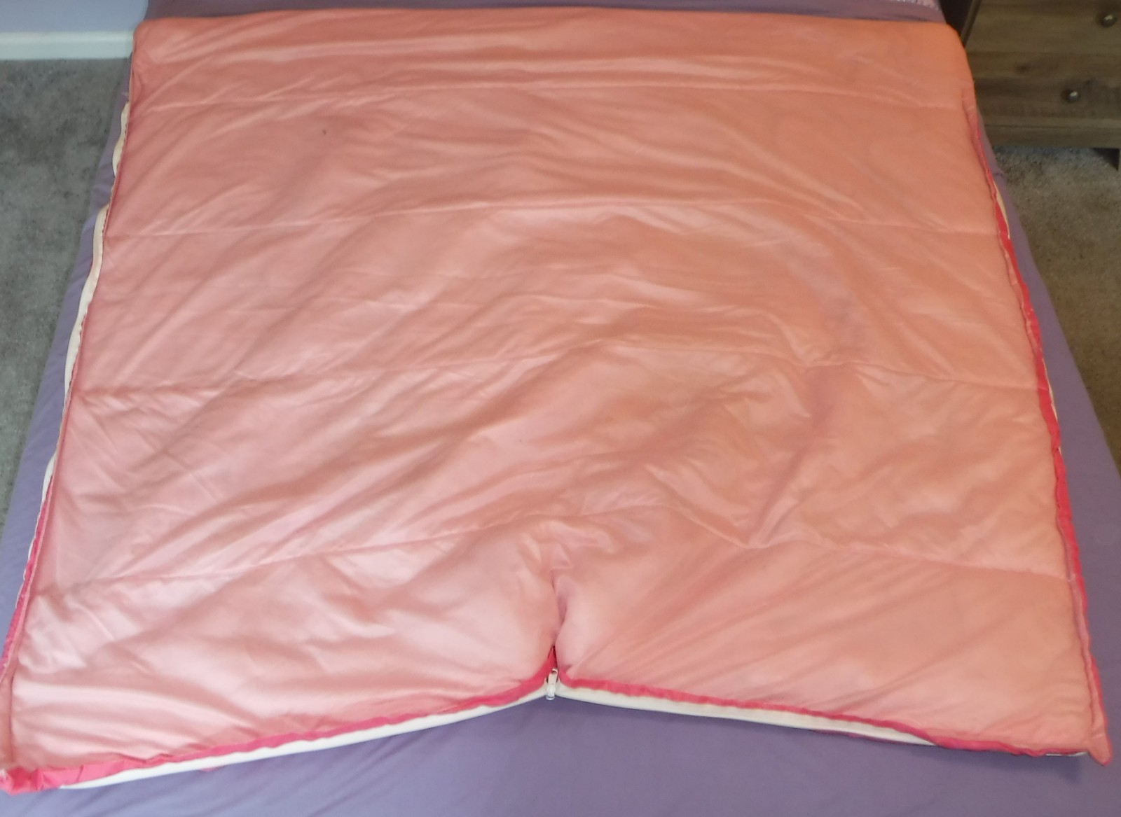 Disney Princess Kid Zipper Sleeping Bag Belle Cinderella Snow White Ariel Aurora