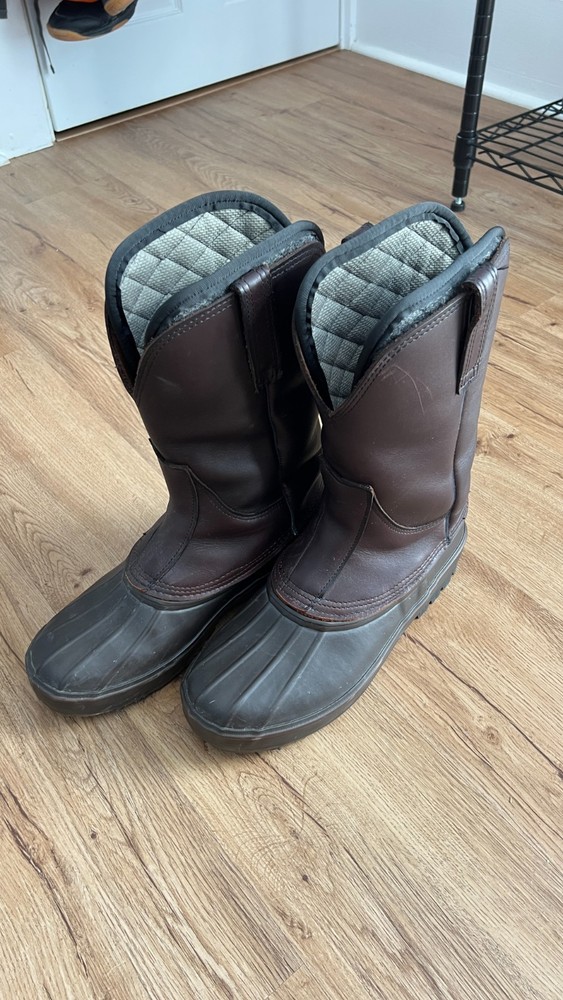 Schnee's Hunter Brown Pull-On Cold Weather Boots Size 11