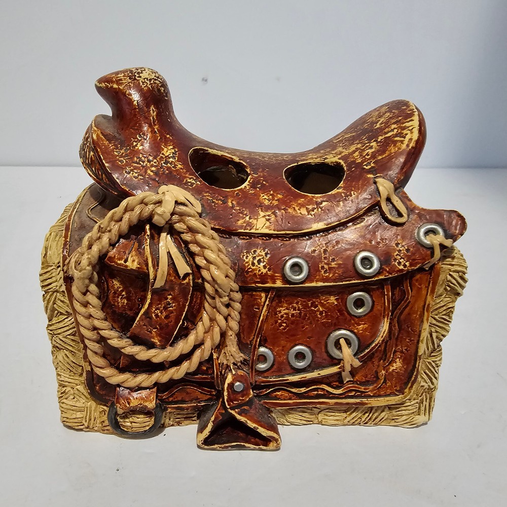 Western Rodeo Saddle Toothbrush Holder