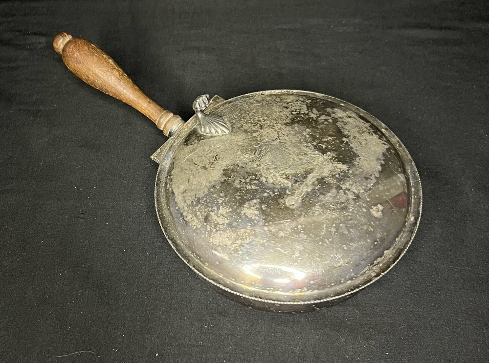 Vintage Silent Butler Crumb Catcher Silver Color