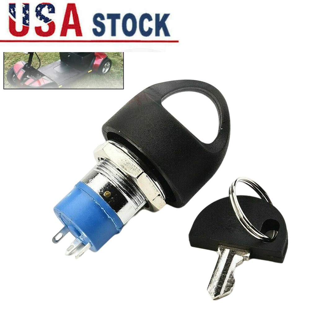 Replacement Mobility Scooter Spare Start On/Off Ignition Switch 2 Keys FOR PRIDE