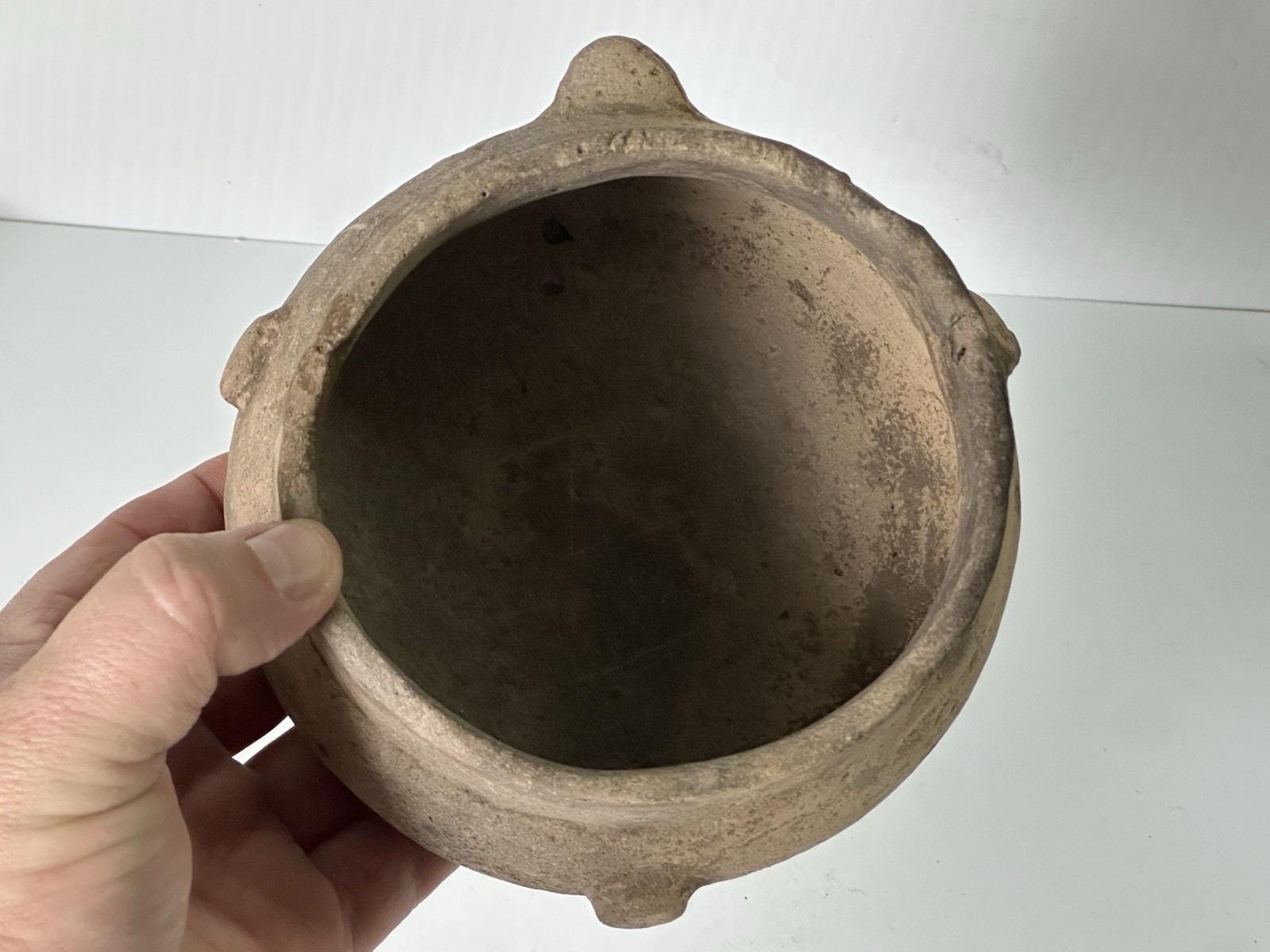 RARE POSSUM ANIMAL EFFIGY POTTERY BOWL FOUND IN PEMISCOT COUNTY MISSOURI POT