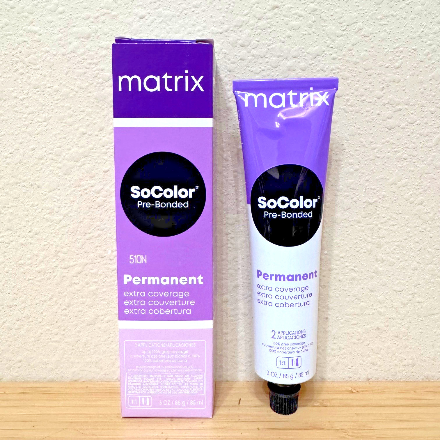 Matrix SoColor Pre-Bonded Permanent Extra Coverage Hair Color 3oz - NIB