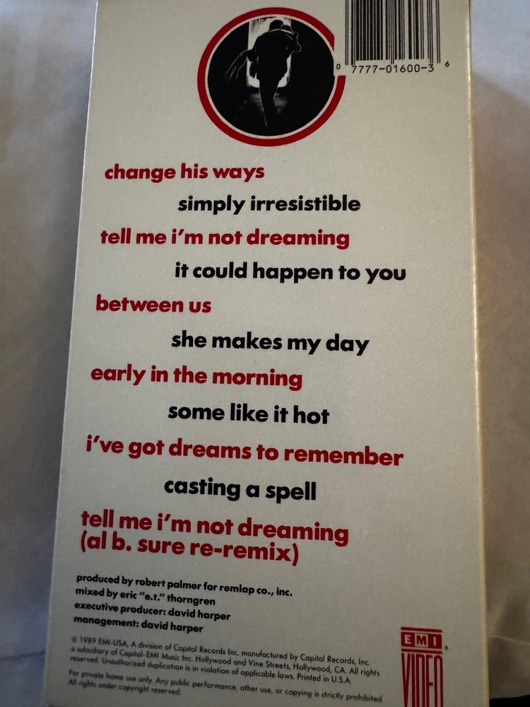 VHS Robert Palmer SuperNova