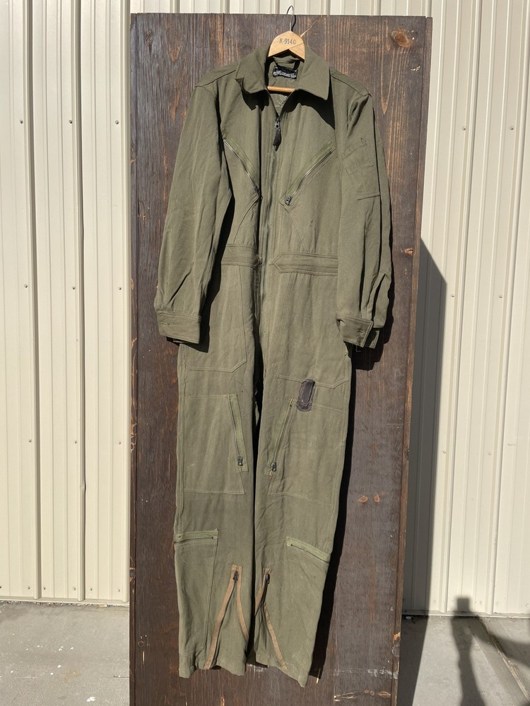 WWII VTG 40s USAAF Type L1 Flight Suit Medium Long Gabardine Army Air Force