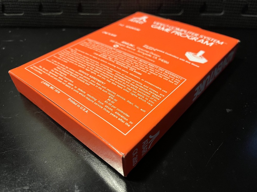 1982 Atari Adventure - Empty custom design display box