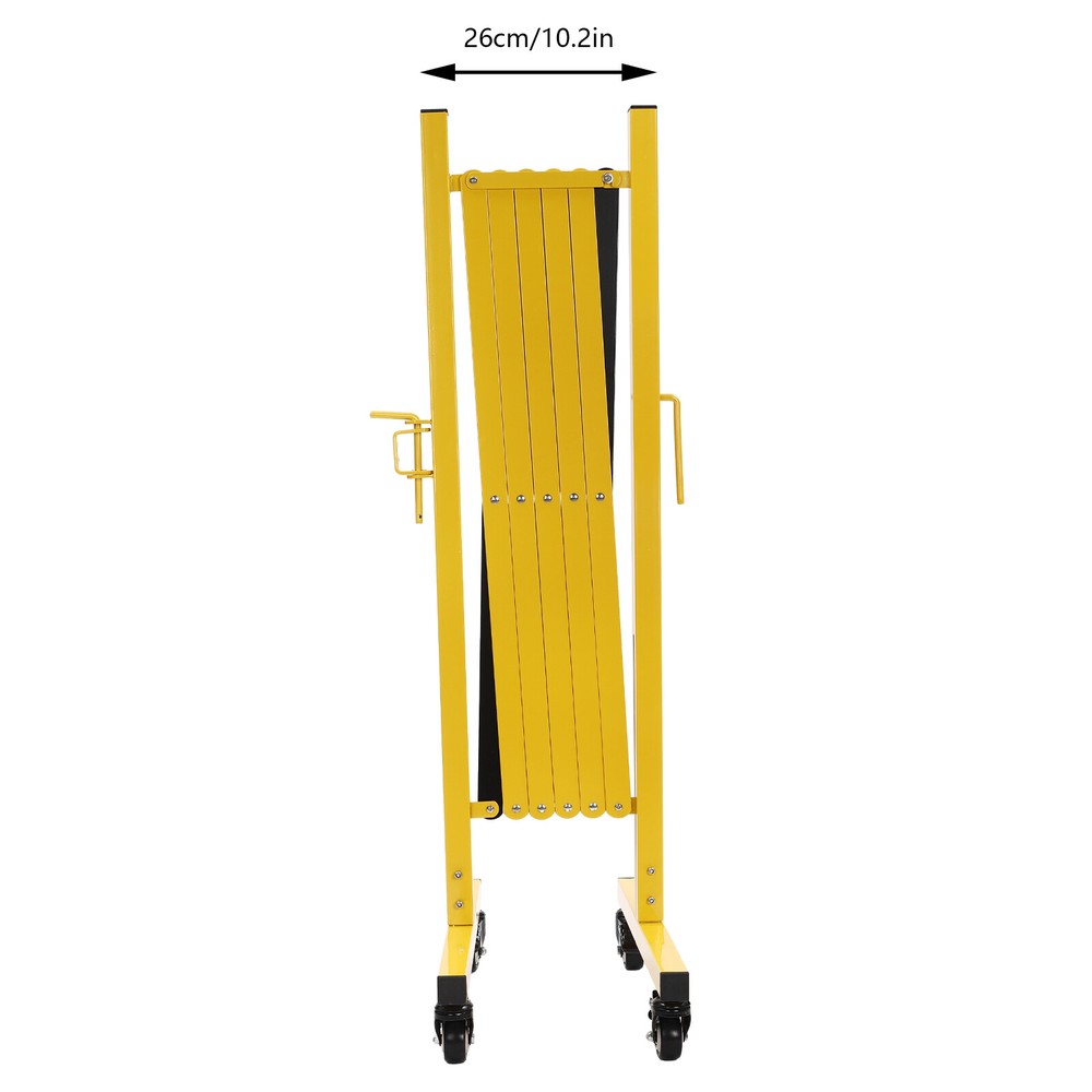 Mobile Barrier Gate Portable Safety Barrier Adjustable With Casters Expandable