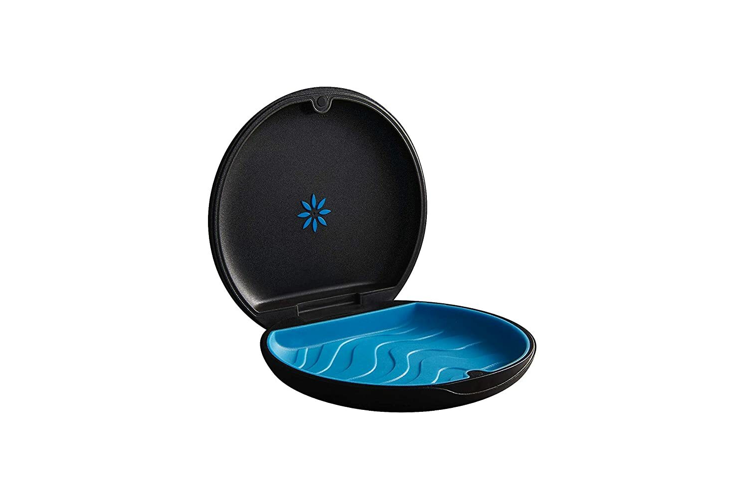 Invisalign Aligner / Retainer Black and Blue Slim Magnetic Case Replacement OEM