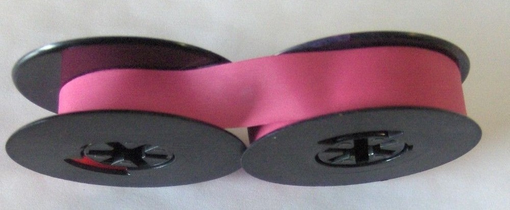 Hermes Baby 1000 Solid Pink Typewriter Ribbon + Fast Shipping