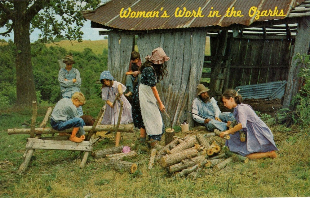 WOMAN'S WORK IN THE OZARKS - PC1214