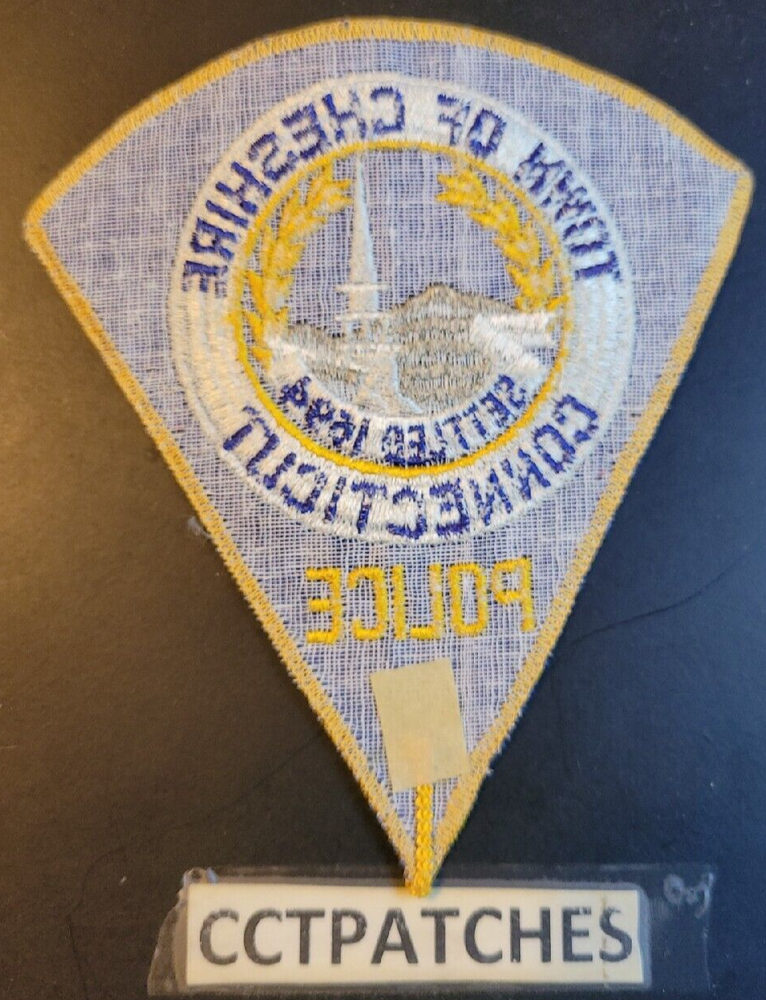 CHESHIRE, CONNECTICUT POLICE SHOULDER PATCH CT