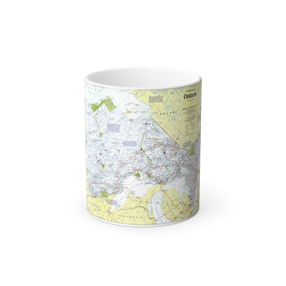 Canada - Ontario 1 (1996 (Map) Color Changing Mug 11oz