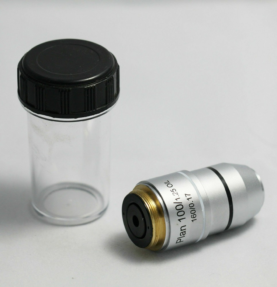 ProScope Microscope Objective Lens PLAN DIN 4X 10X 20X 40X 60X 100X RMS Thread