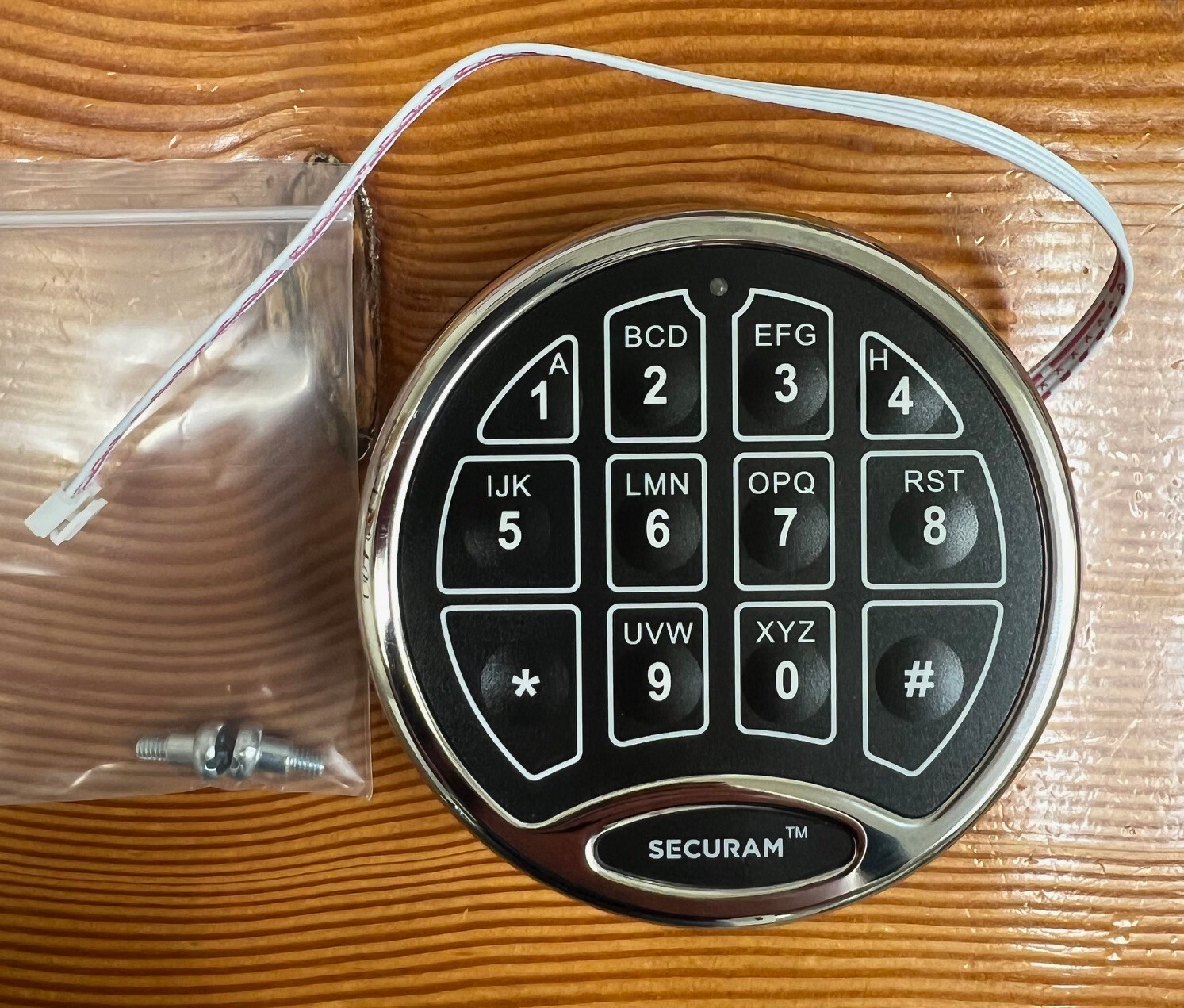 Keypad ONLY-SecuRam Safelogic Basic Electronic Keypad-Compatibility year 2017+