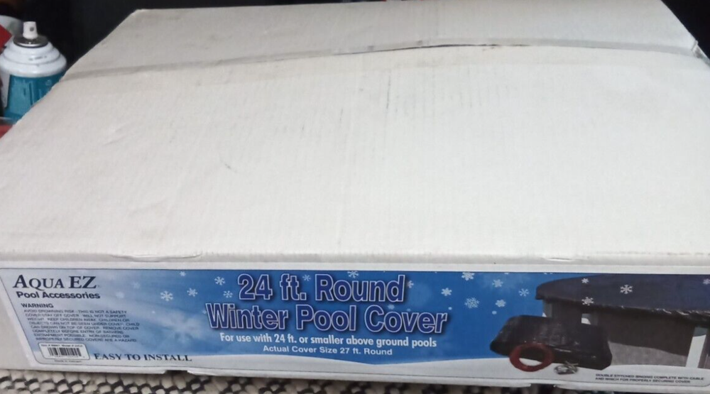 Aqua 24 ft Round Pool Winter Cover #24CA