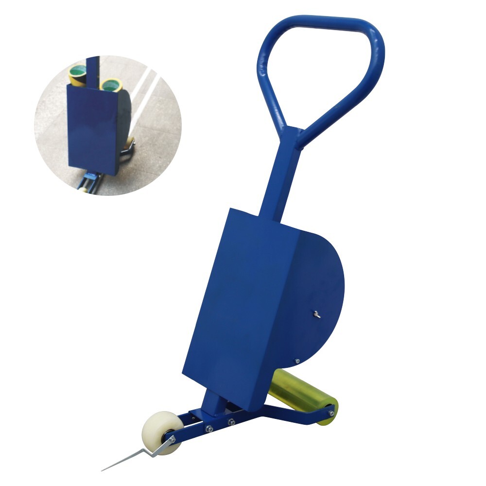 Tape Marking Machine Hand-push Road Scribing Machine for Playground ect. New
