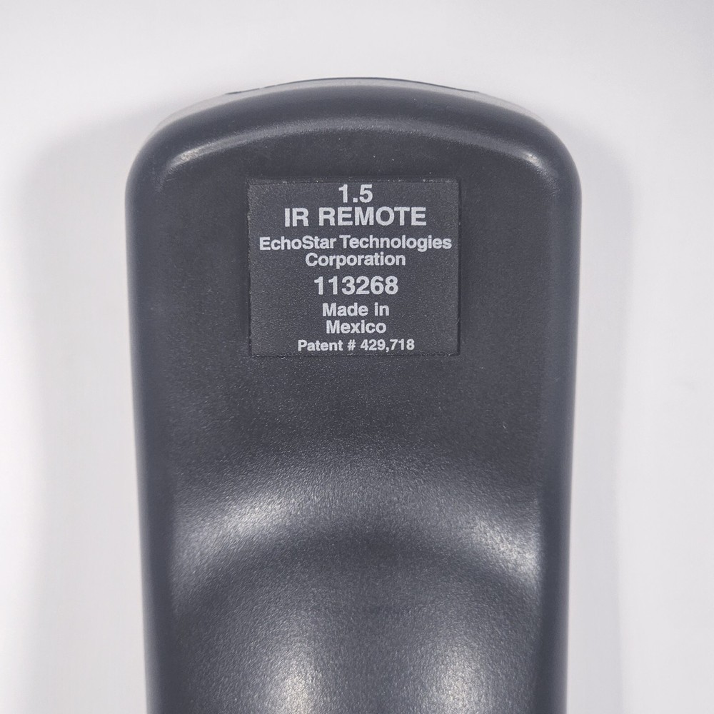 Dish Network Satellite Remote 1.5 IR Model # 113268 EchoStar Technologies