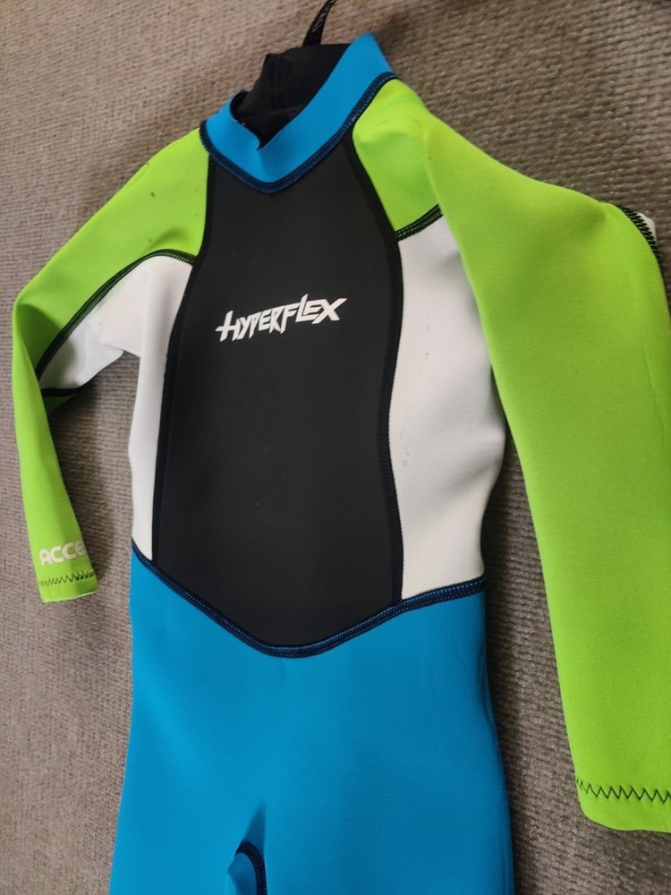 Hyperflex Junior Access Full Body 3/2mm Wetsuit Boys Missing Size Tag Chest 24