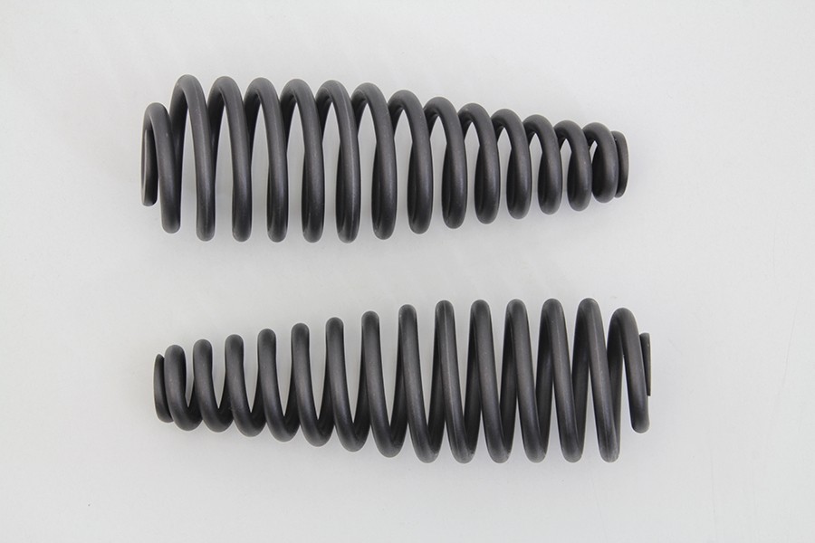 Black 6 inch Seat Spring Set for Harley-Davidson