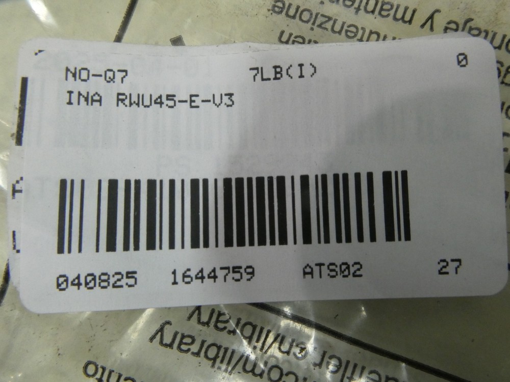 Ina RWU45-E-V3 Linear Guide Bearing 45mm
