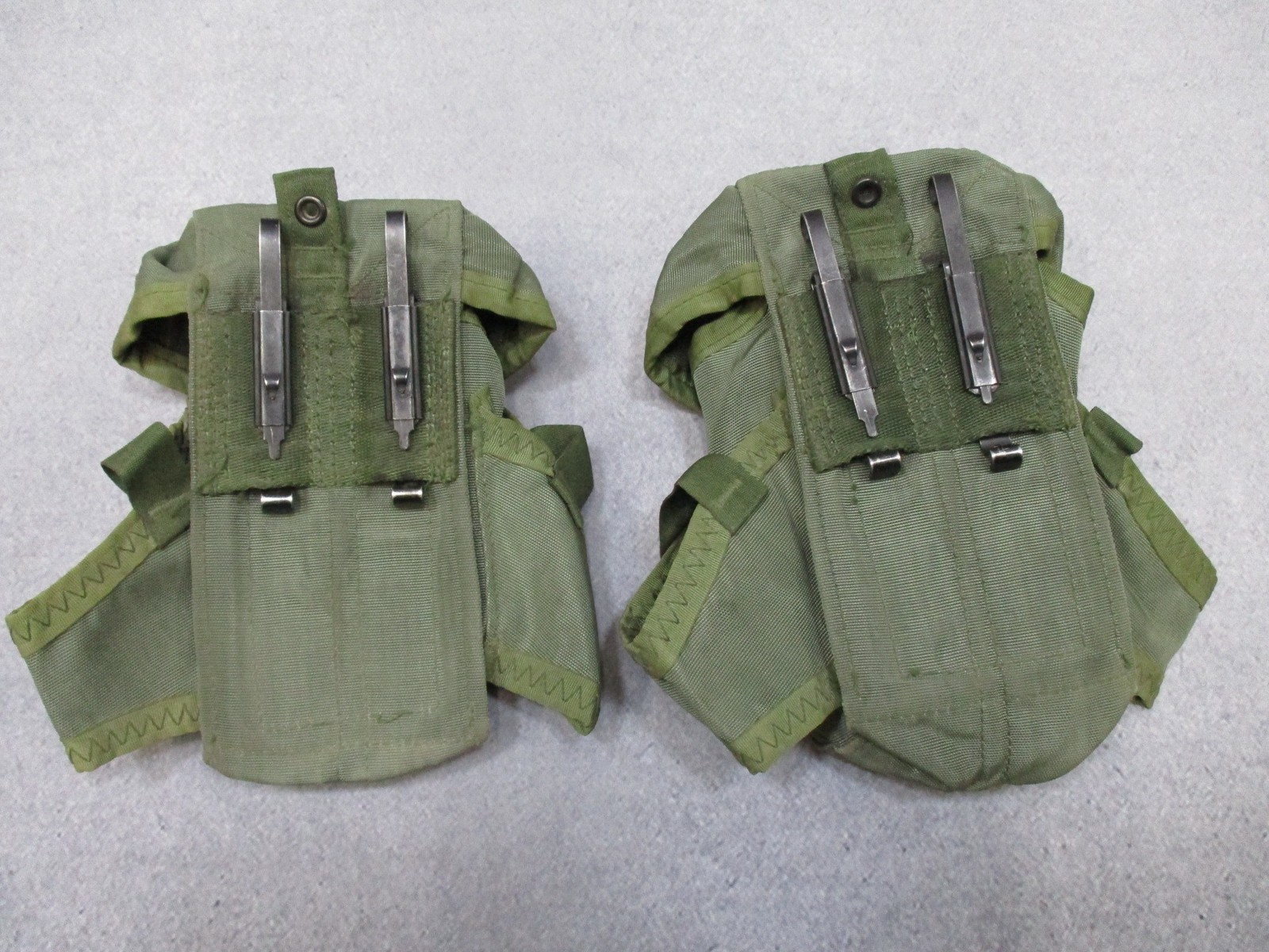 USGI ALICE LC-1 30 Round Magazine Pouch Set 2 OD Green 8465-00-001-6482 5.56/223