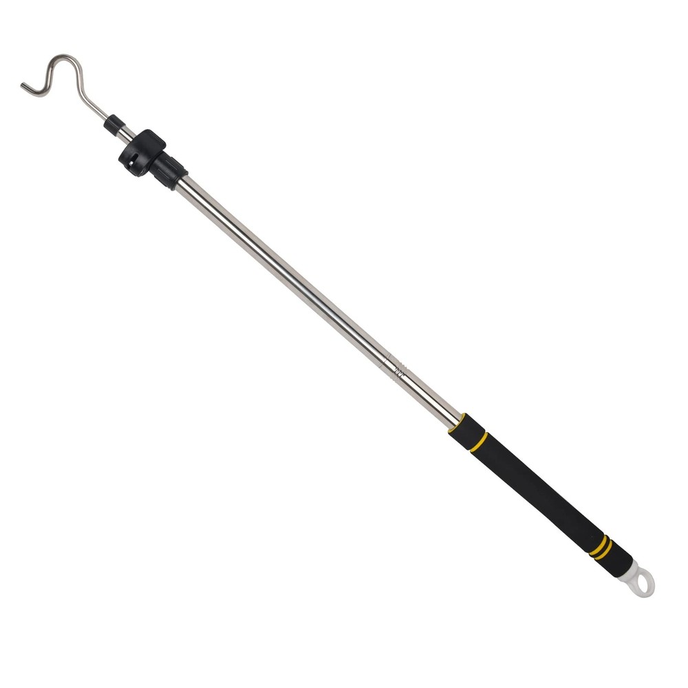 Clothes Hanger Reaching Hook Telescopic Adjustment clothes hook pole Light an...