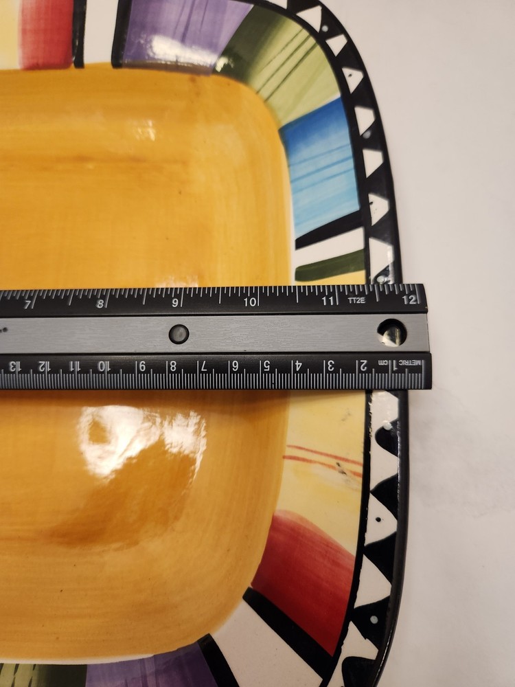 Gibson | Hand-Painted Squarel Serving Platter | Gently Used