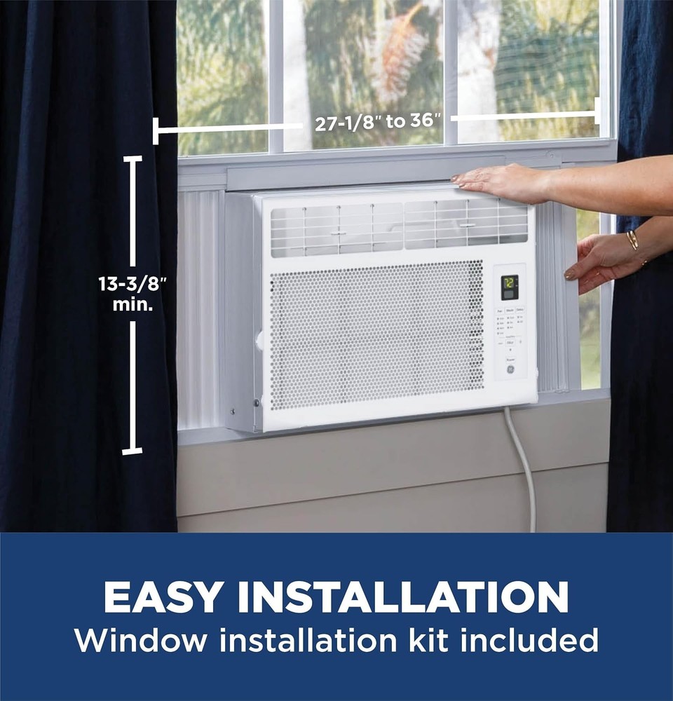 GE 6000 BTU Window Air Conditioner Digital Remote