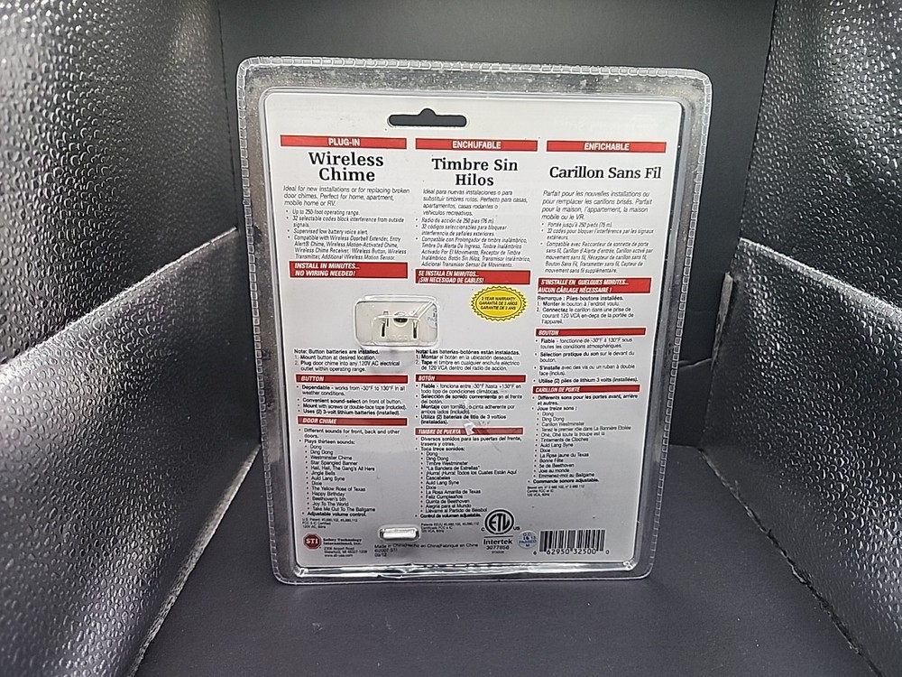 STI STI-32500 Wireless Doorbell Button Chime