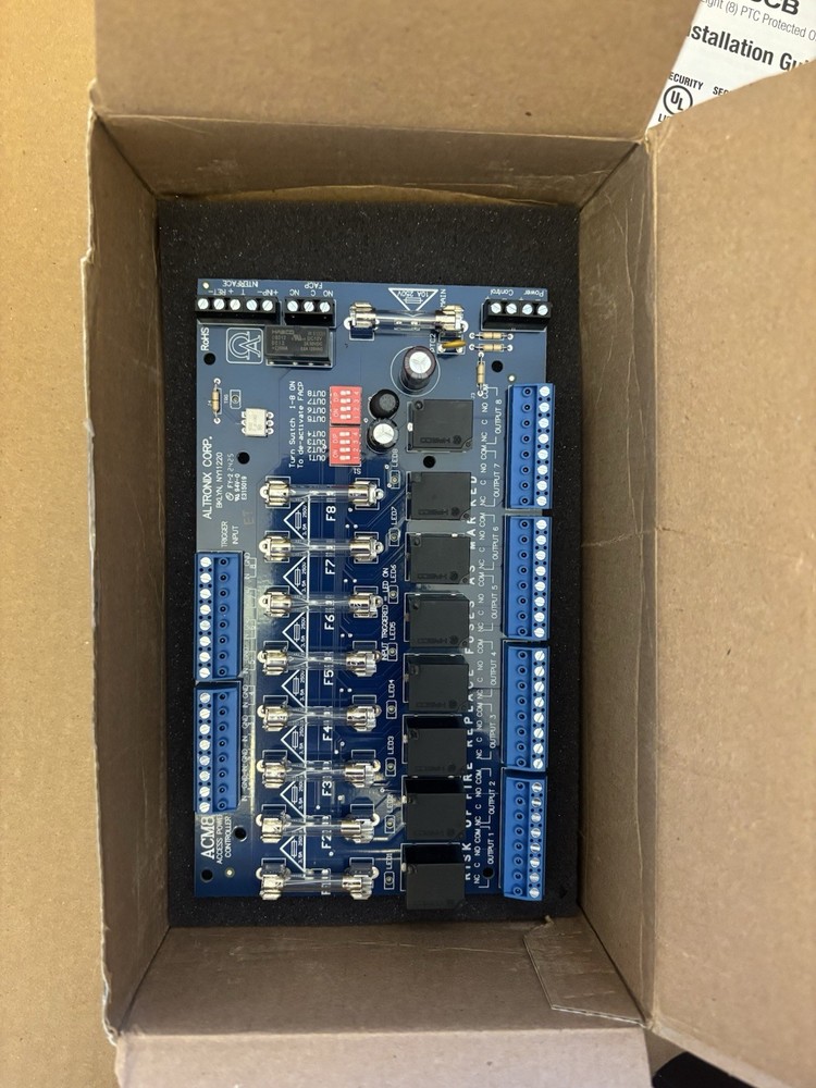 Altronix ACM8 | Access Power Controller Board, 8 Fused Outputs
