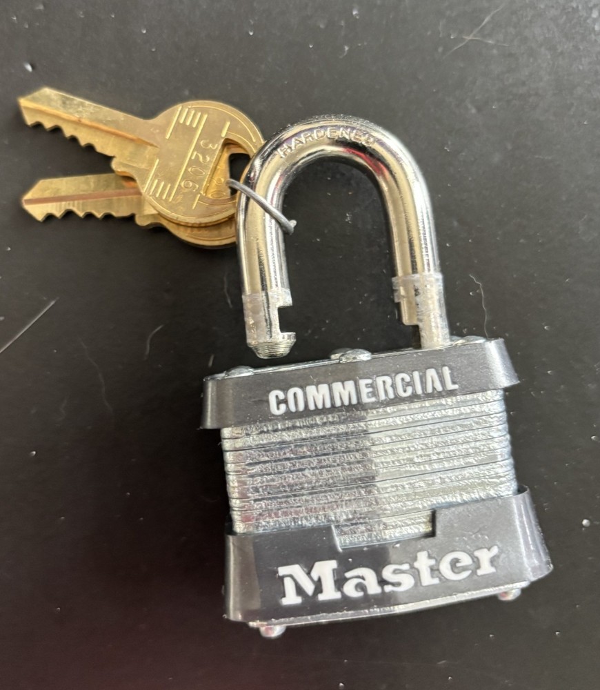 Master Lock 3KA Padlock Laminated Steel
