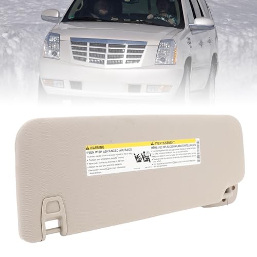 Driver Left & Passenger Right Sun Visor Compatible with Right OE: 22850310