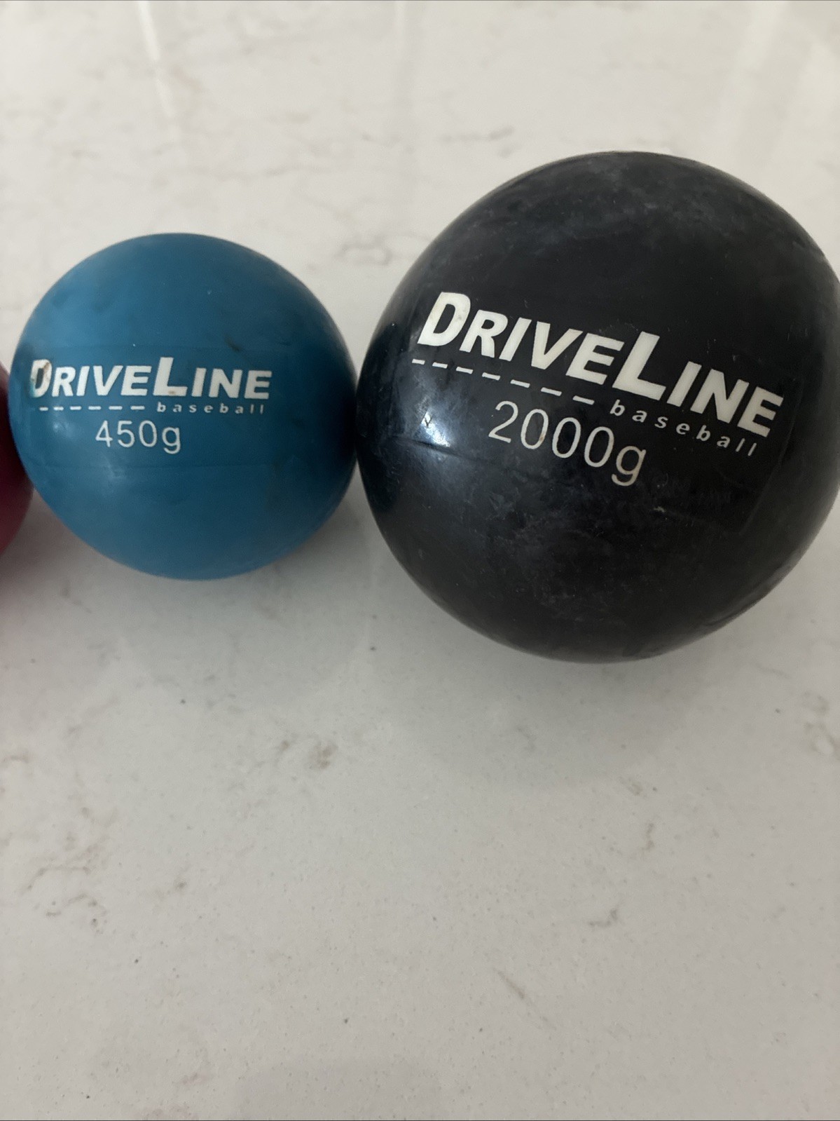 Driveline Weighted Plyo Balls Set—2000g, 450g, 225g, 150g, 100g