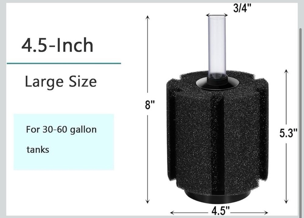 AQUANEAT Aquarium Bio Sponge Filter