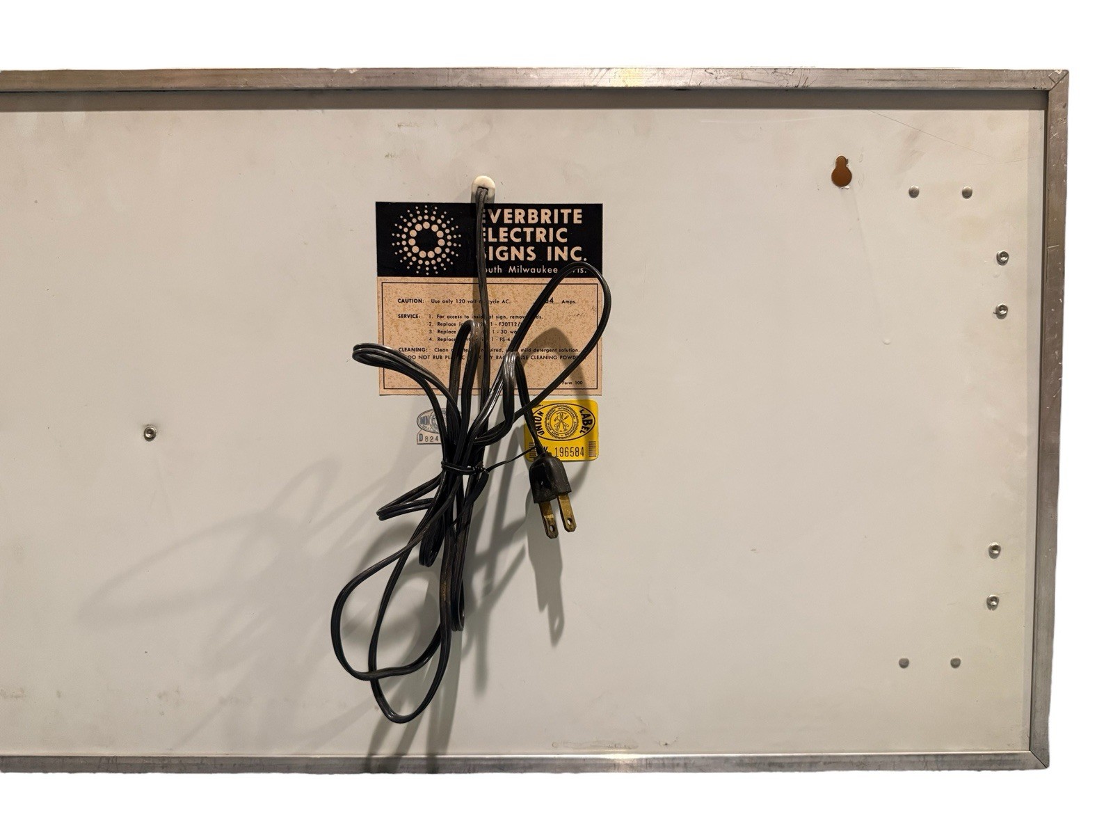 Vintage Rare 1970s Hondamatic Service Lighted Sign Honda Motorcycle Shop Display