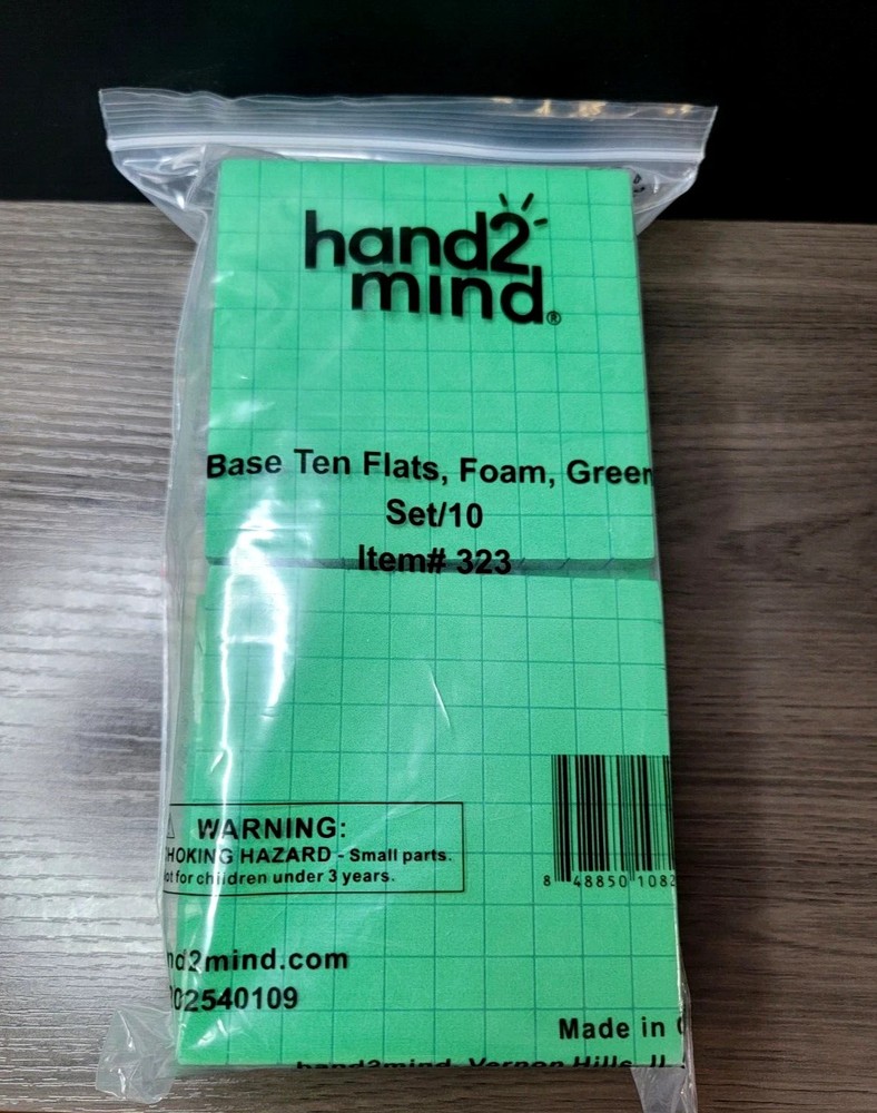 Hand2Mind Math Manipulative Foam Blocks And Learning Tool Lot