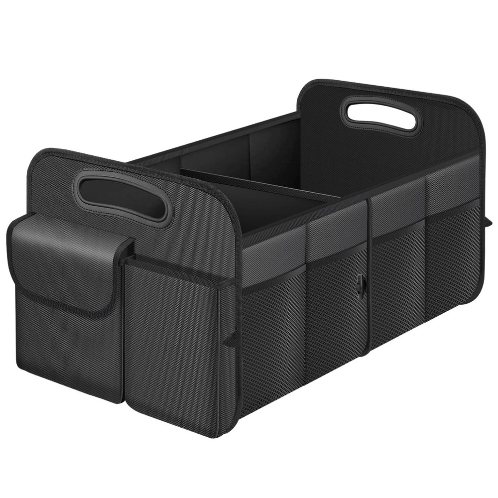 Trunk Organizer, Collapsible Waterproof Multi-Compartment Trunk Organizer for...