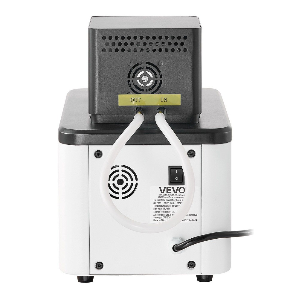 6L High-Temp Oil Bath: 300°C, 0.01°C PID Control, External Loop Ready