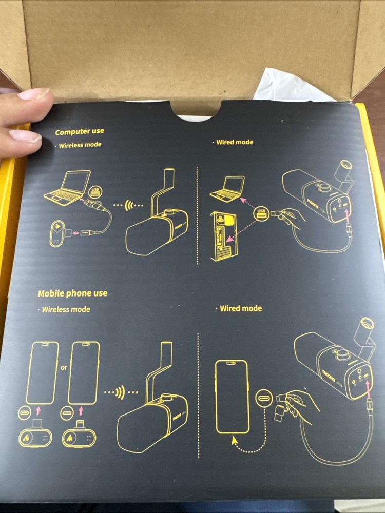 MAONO PD100W Wireless Dynamic Gaming Microphone NEW